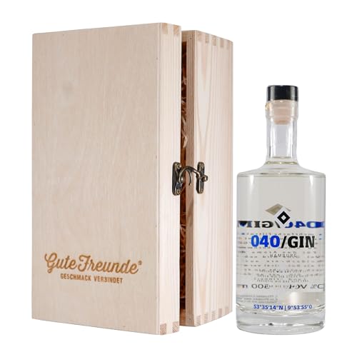 HSV 040 Gin mit Geschenk-Holzkiste von HSV 040