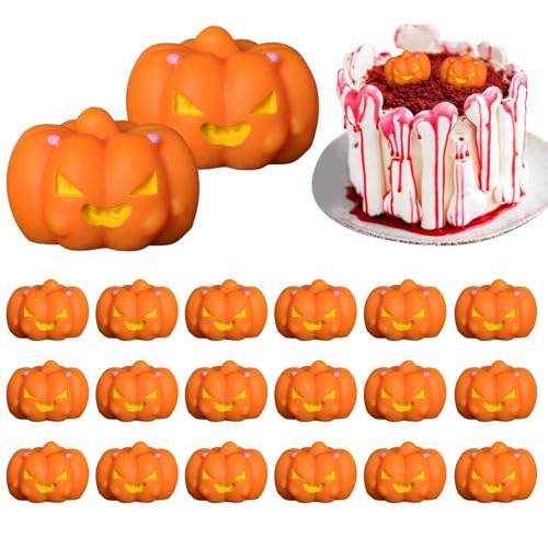 Miniatur-Halloween-se zum Basteln,Kleine Halloween-se,20 Stück figuren aus Kunstharz | Halloween-Ornamente, Trick-or-Treat-Partys, Gastgeschenke für die Schule von HUNJHYC