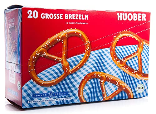 Huober: Brezel - 1 Karton mit 10 Packungen à 2 Stück von Huober