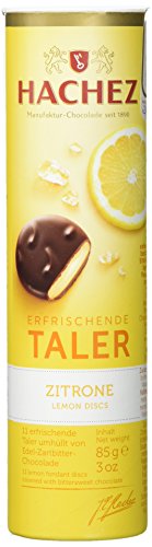 Hachez Erfrischende Taler Zitrone, 6er Pack (6 x 85 g) von Hachez