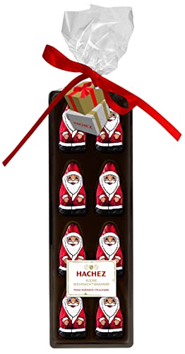 Hachez Kleine Weihnachtsmänner Feine Vollmilch im Beutel, 3er Pack (3 x 64 g) von Hachez