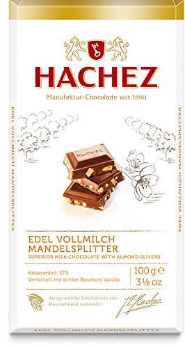 Tafel Edel-Vollmilch-Mandelspl. von Hachez