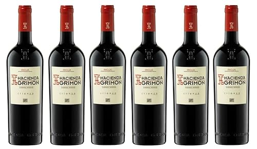 6x 0,75l - 2021er - Hacienda Grimón - Crianza - Rioja D.O.Ca. - Spanien - Rotwein trocken von Hacienda Grimón