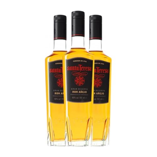 Rum Santa Teresa Große Reserve 70 cl (Karton mit 3 Flaschen von 70 cl) von Hacienda Ron Santa Teresa