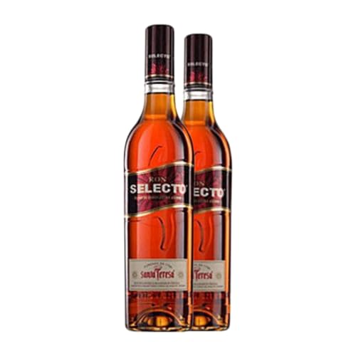 Rum Santa Teresa Selecto Extra Añejo 70 cl (Karton mit 2 Flaschen von 70 cl) von Hacienda Ron Santa Teresa