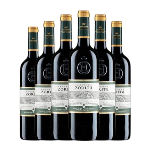 Hacienda Zorita Marqués de la Concordia Arribes Eiche 75 cl Rotwein (Karton mit 6 Flaschen von 75 cl) von Hacienda Zorita