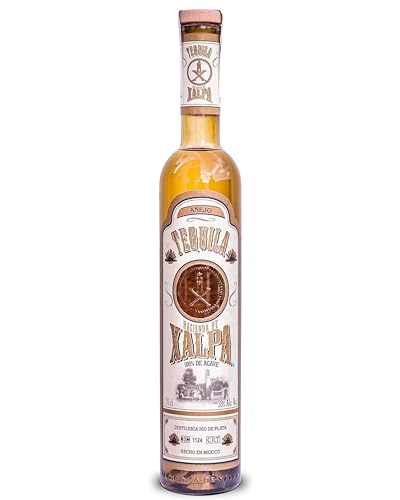 Hacienda de Xalpa Tequila Añejo (700 ml) – Tradition, Qualität und Naturverbundenheit – Premium Tequila aus Jalisco, Mexiko – Reinheit und Genuss in jeder Flasche von Hacienda de Xalpa