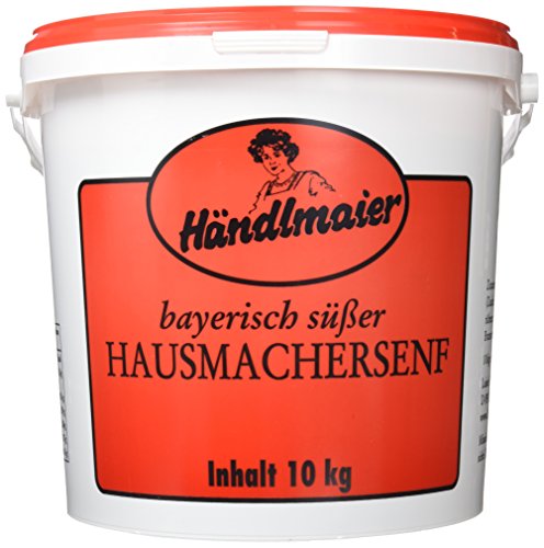 Händlmaier's Hausmachersenf süß Eimer, 1er Pack (1 x 10 kg) von Händlmaier