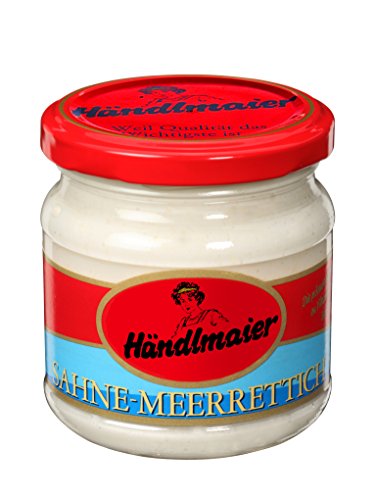 Händlmaier's Sahnemeerrettich Glas , 10er Pack (10 x 190 g) von Händlmaier