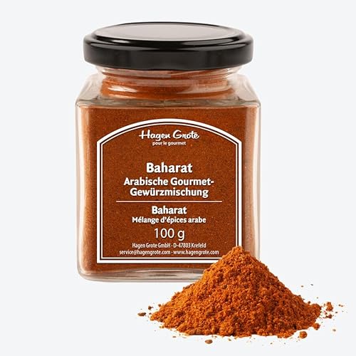 Hagen Grote Baharat Gourmet Gewürzmischung, 100 g Glas, typisch arabische Gewürze, für vielfältige Anwendungen, rein natürlich von Hagen Grote