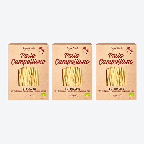 Hagen Grote Campofilone BIO-Fettuccine, 3 x 250 g, beste italienische Bandnudeln von Hagen Grote