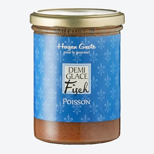 Hagen Grote Fisch Demi Glace, 400 g Glas, verfeinert Saucen, Suppen, Risottos, Ragouts von Hagen Grote