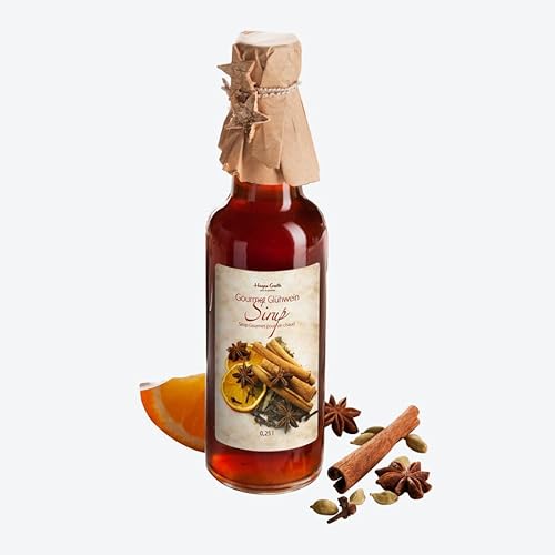 Hagen Grote Gourmet Glühwein-Sirup, 0,25 l, rein natürliche Zutaten, hocharomatisch, auch becherweise zu verwenden, bereichert auch Saucen, Desserts und Rotkohl von Hagen Grote