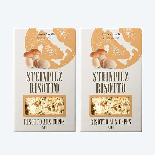 Hagen Grote Steinpilz-Risotto mit Premium Carnaroli-Reis, 2 x 250 g, schnell zubereiten & genießen von Hagen Grote