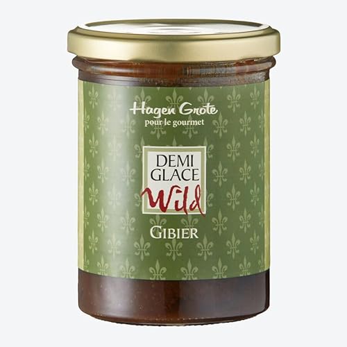 Hagen Grote Wild Demi Glace, 400 g Glas, verleiht Saucen, Suppen und Ragouts eine einzigartige Geschmacksfülle von Hagen Grote