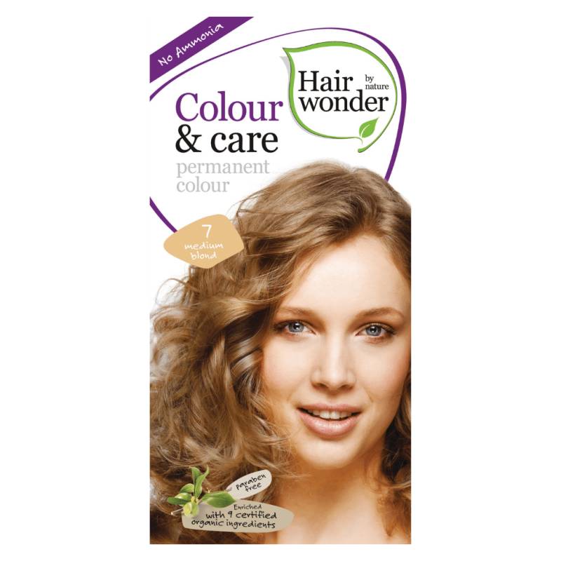 Farbe & Pflege Mittelblond 7 von Hairwonder