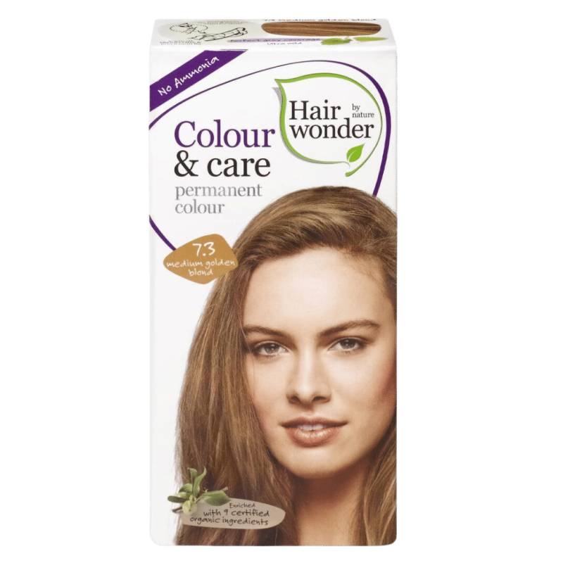 Farbe & Pflege Mittleres Goldblond 7.3 von Hairwonder