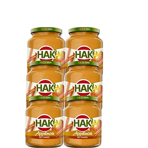 HAK Apfelmus mit Zimt Appelmoes met kaneel Vorteilspack 6x 355g von Hak