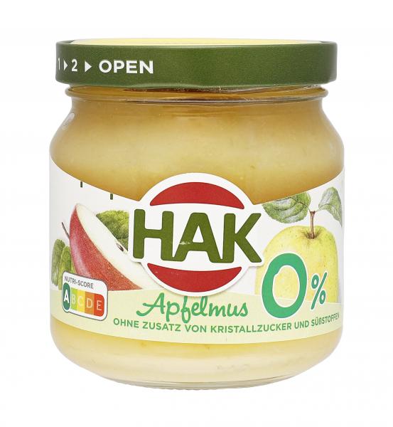 Hak Apfelmus 0% von Hak