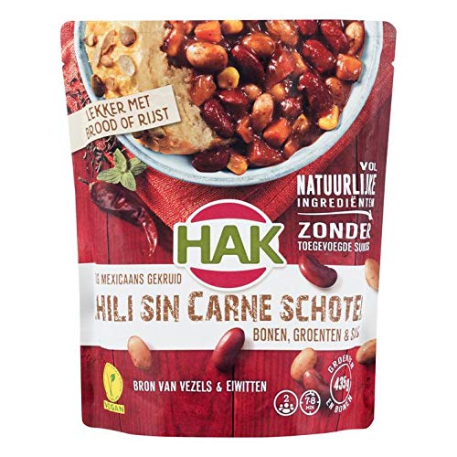 Hak Bonenschotels Chili sin Carne Bohnengerichte 550G von Hak