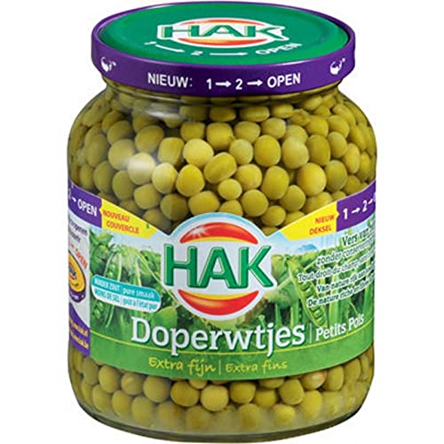 Hak Extra feine Erbsen, 350 g (6 Stück) von Hak