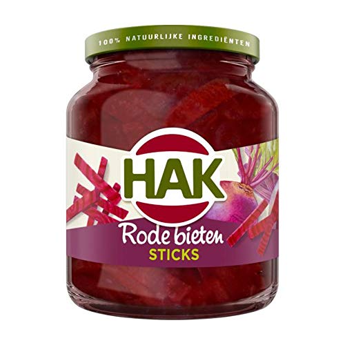 Hak Rode Bieten Sticks Zoetzuur Rote-Bete-Sticks süß und sauer 355G von Hak