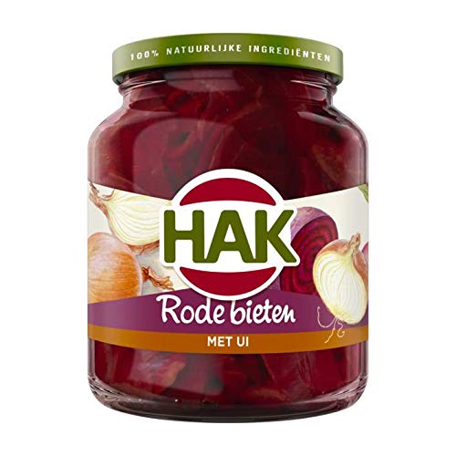 Hak Rode Bieten met Ui Rote Beete mit Zwiebeln 355G von Hak