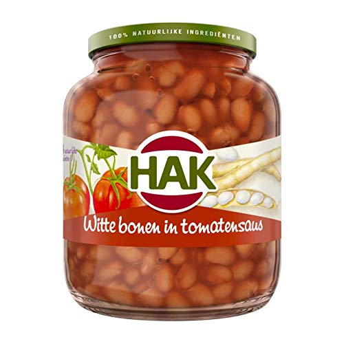 Hak Witte Bonen Weiße Bohnen in Tomatensauce 720G von Hak