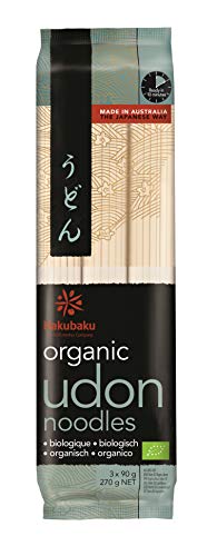 Hakubaku Japanische Bio Udon Nudeln, 270 g (1er Pack) von Hakubaku