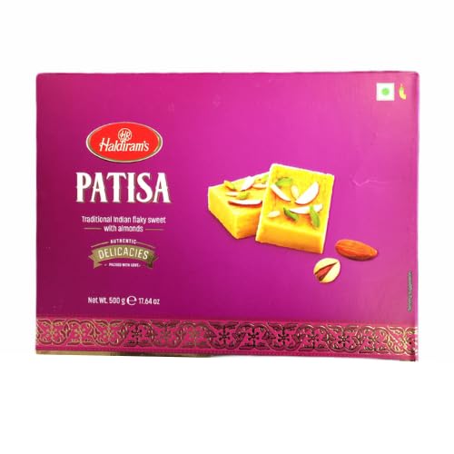 Haldiram's Patisa, traditionelle indische Süßigkeit, 500g von Haldiram's