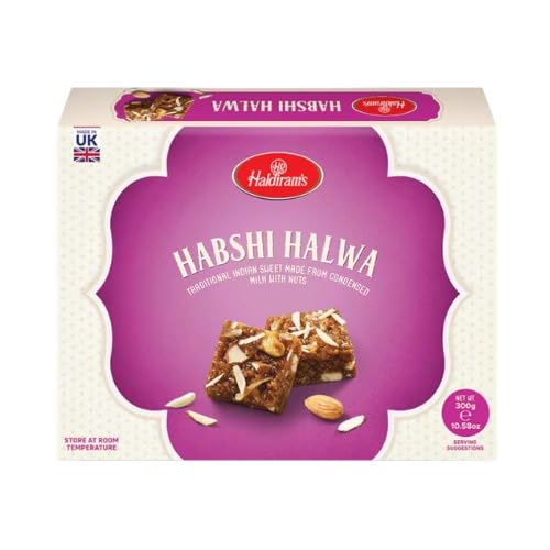 Haldirams Habshi Halwa (300 g) – beliebte indische Süßigkeit für alle Gelegenheiten von Haldiram's Delhi