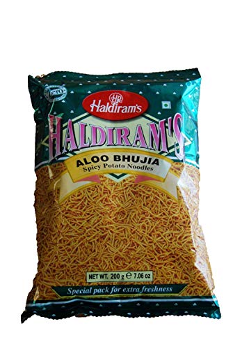 3x Haldiram's Aloo Bhujia- pikant- würzige Kartoffelnudeln - 200g von Haldiram´s