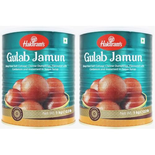 HALDIRAM Gulab Jamun, 1000 g (Packung mit 2) von Haldiram's