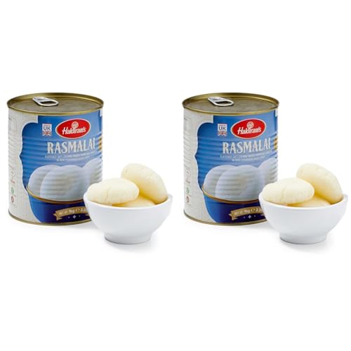 HALDIRAM Rasmalai, 1000 g (Packung mit 2) von Haldiram's