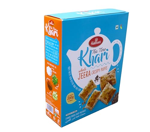 Haldiram - 200g / Tea Time Khari Whole Jeera Crispy Puffs von Haldiram