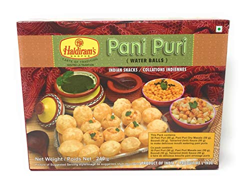 Haldiram's - Pani Puri (240g) - Authentische indische Delikatesse - Perfekt für die Zubereitung von Pani Puri-Snacks von Haldiram's Delhi