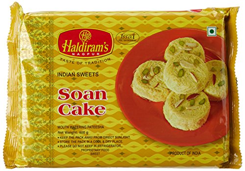 Haldiram's Soan Cake (400g) - Das Original aus Indien, jetzt auch in Deutschland erhältlich! von Haldiram's Delhi