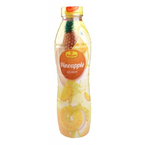 Haldiram's Squash/Sharbat: Ein Hauch Indien in jedem Schluck (750mL) (Pineapple) von Haldiram's Delhi