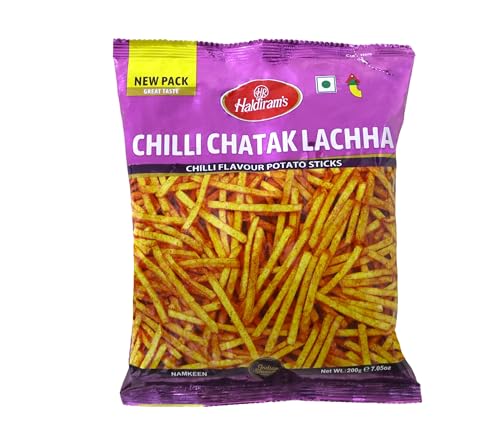 Haldirams Chilli Chatak Lachha, 1er Pack (1 x 200 g) von Haldiram's