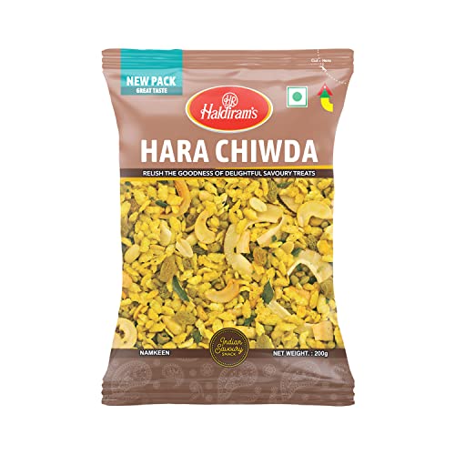 Haldirams Hara Chiwda, 1er Pack (1 x 200 g) von Haldiram's