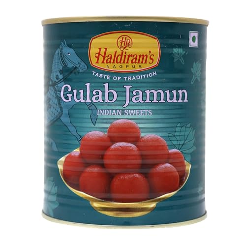 Harudiramu Indien greifen Stau nach unten 1 kg 1 Dosen Haldiram Gulab Jamun Gurabaharu GUL BAHAR Suites Dessert von Haldiram's