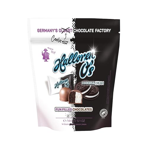 Halloren O's Cookies & Cream im 144g Beutel von Halloren