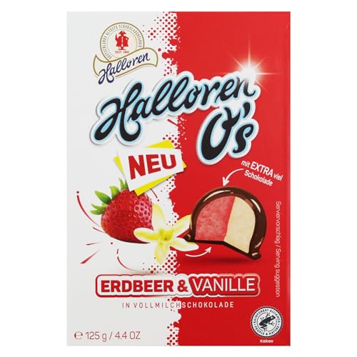 Halloren O's Erdbeer & Vanille 125 g von Halloren