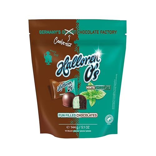 Halloren O's Mint & Chocolate im 144g Beutel von Halloren