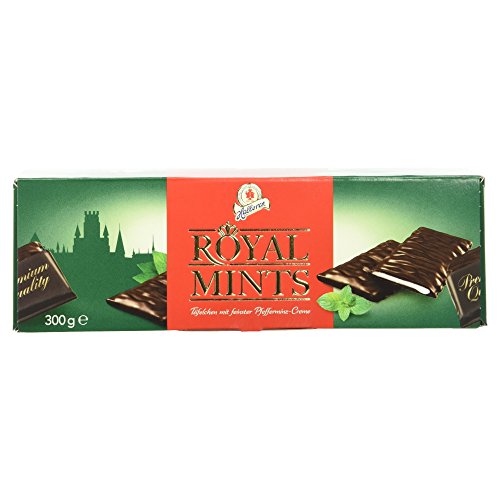 Halloren Täfelchen mit feinster Pfefferminz-Creme Royal Mints, 300 g von Halloren