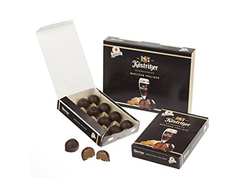 Köstritzer Schwarzbier Marzipan Pralinen 250g von Halloren