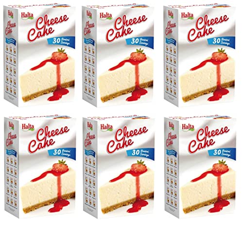 6x Halta Preparato per Cheesecake Vorbereitet für Käsekuchen 900g Packung Ideal zur Herstellung der Füllung für den typisch amerikanischen Käsekuchen von Halta