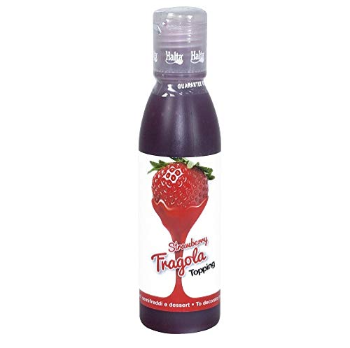 Halta Mini Topping Fragola sauce Erdbeere 200 g für Desserts, Kuchen, Eis von Halta