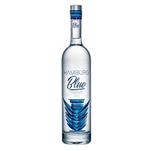 HAMBURG BLUE Premium Vodka "DADDYBLUE" 1 x 0.7 l Flasche | 6 fach destilliert | Bernstein filtriert | LUX klassifiziert | sehr mild und einzigartig sanfter Geschmack | Pur genießbar | 40% vol. alc. von Hamburgblue