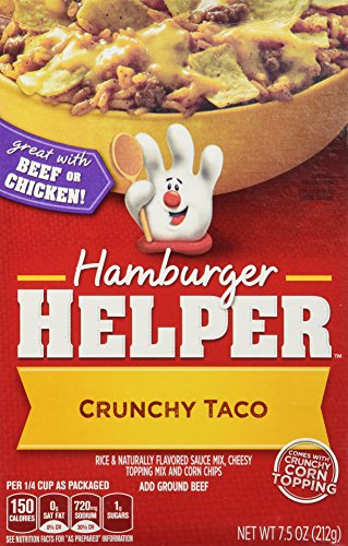 Betty Crocker Crunchy Taco Hamburgerhelfer, 213 ml, 2 Stück von Hamburger Helper